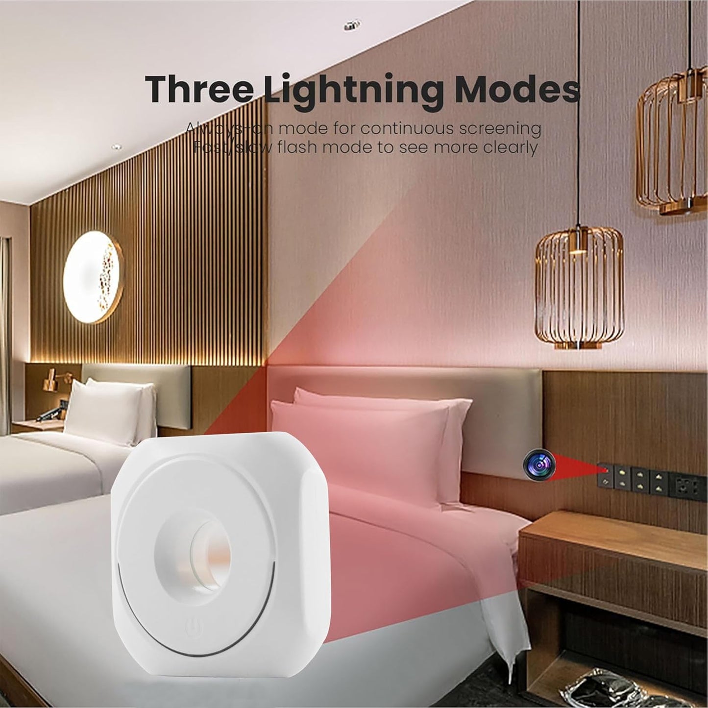 Portable Hidden Camera Detector with Double Lights Modes