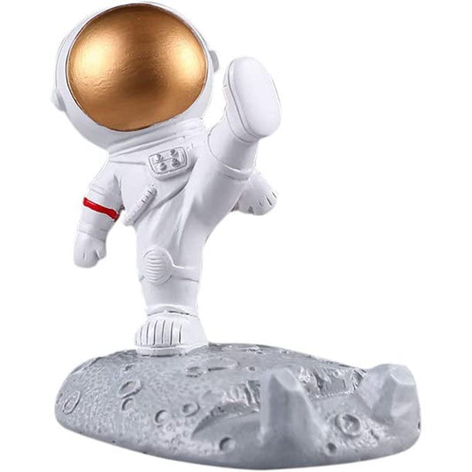stronaut Mobile Holder | Showpiece for Home Decor | Fun 3D Design Holder for Office/Desk/Table | Cell Phone Stand | Mobile Accessories (Pack of 1,Multicolor)