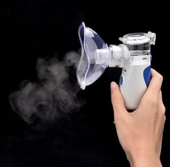 Portable Handheld Nebulizer For Breathing Problems Lightweight, Travel Friendly For Adults & Kids