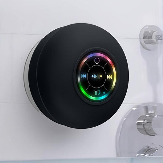 Bluetooth Shower Speaker, Portable Bluetooth Speaker Surround Sound, Waterproof Wireless Speaker with Suction Cup
