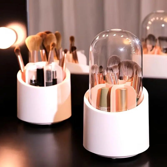 Makeup Brushes holder, Rotating Makeup Brush Organizer (Multicolor)