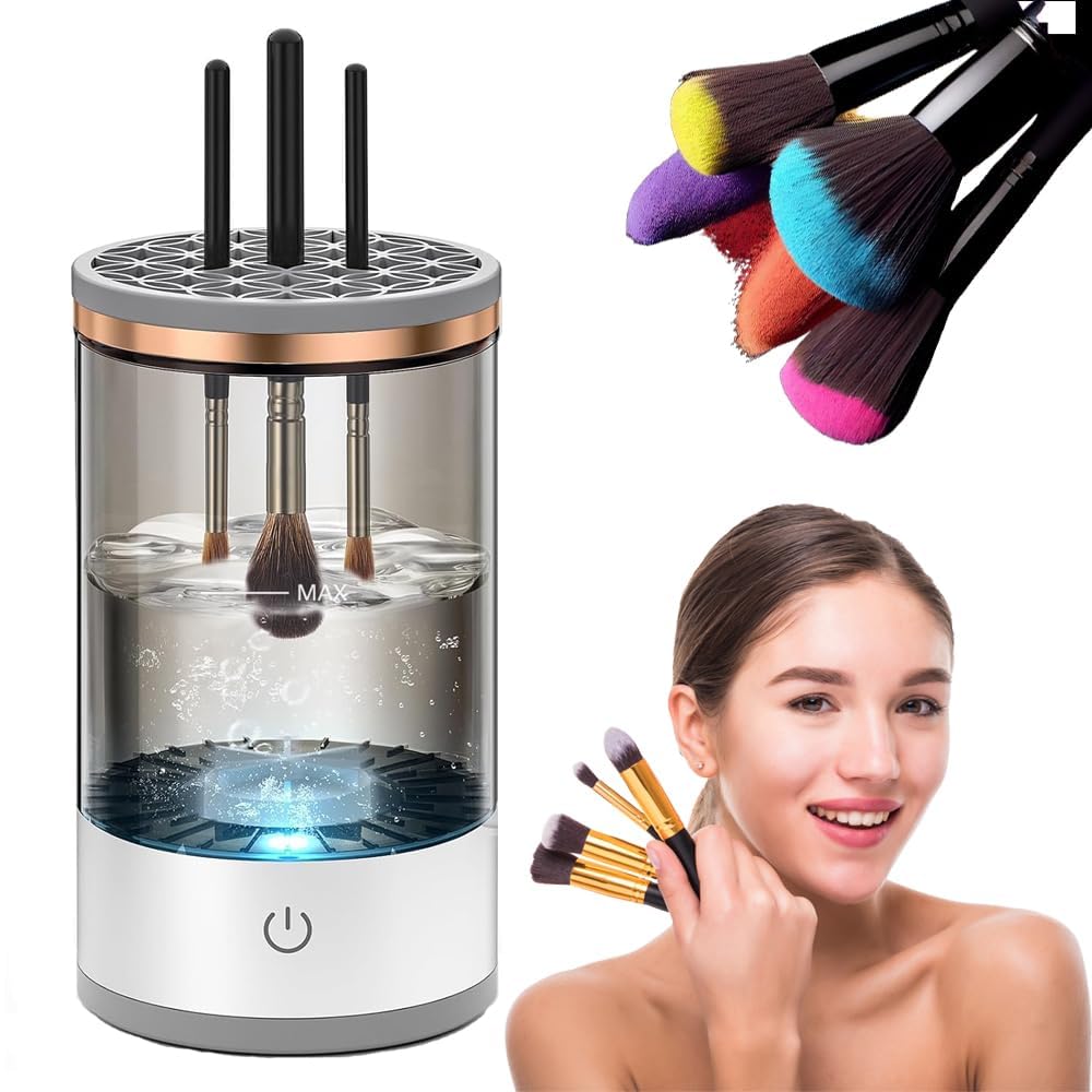 Electric Makeup Brush Cleaner,USB Automatic Cosmetic Brush Cleaner