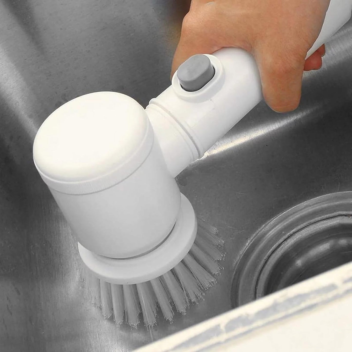 5 in 1 Magic Brush, Electric Spin Scrubber, Handheld Wireless Cleaning Brush for Kitchen, Bathroom, Sink, Tile - Dishwashing and Pot Cleaning Artifact, Household Supplies