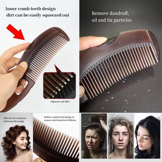 Dandruff Remover Comb for Men & Women with Massager Design for Hair Growth and Stye | Nits Removal Comb | Lice comb | Anti-Dandruff Massage Comb