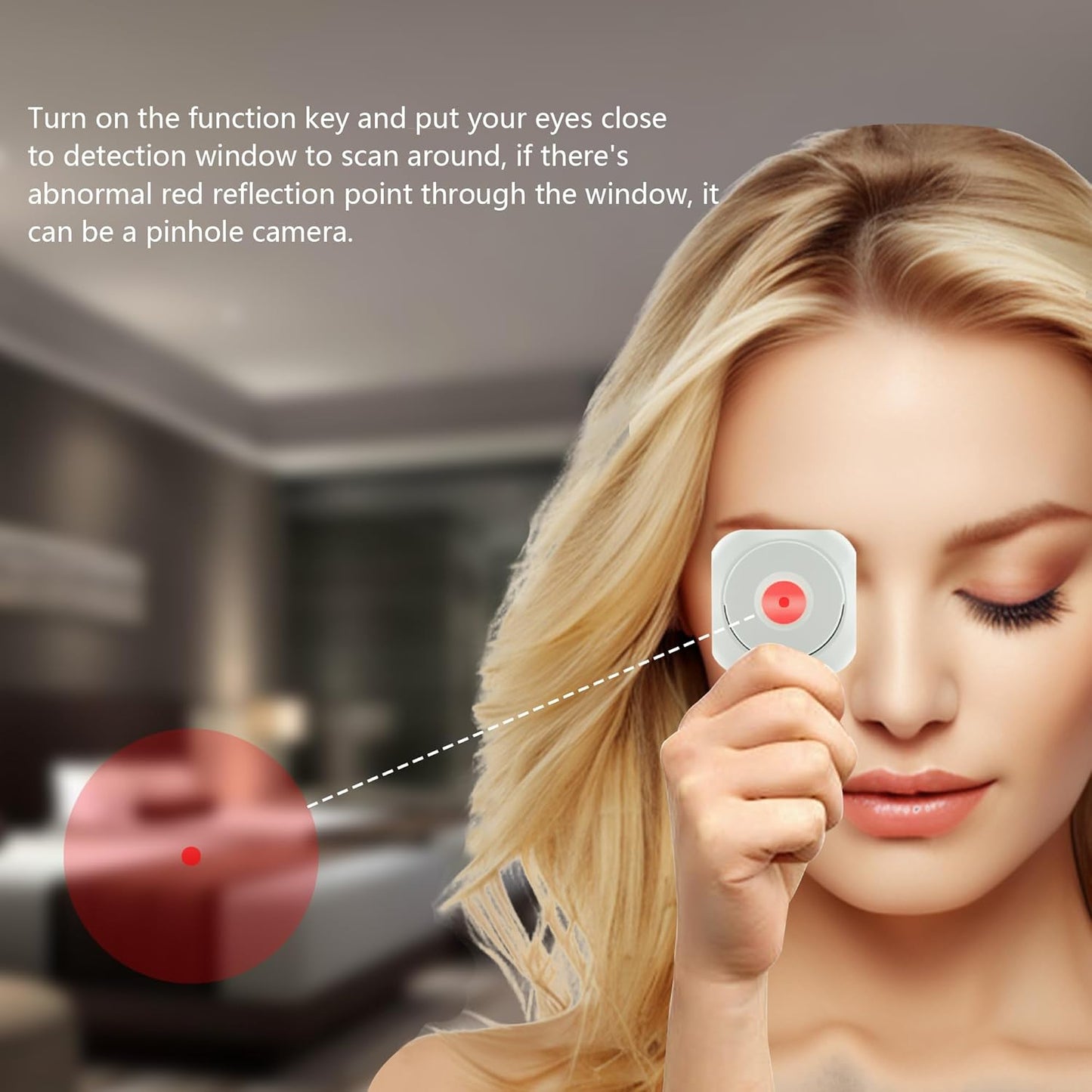 Portable Hidden Camera Detector with Double Lights Modes